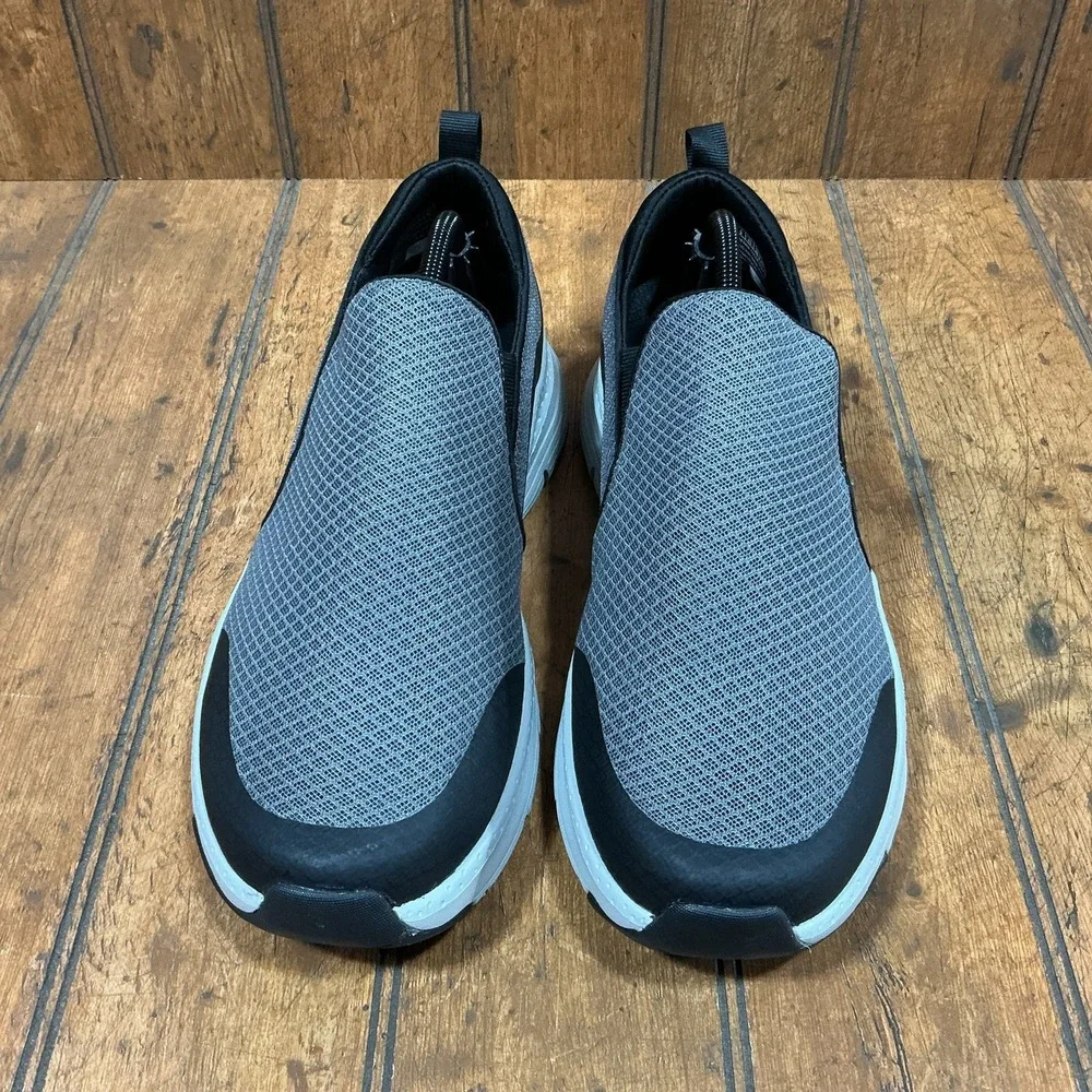 Skechers Men's 10 XW Arch Fit-Banlin Slip-On Sneaker 232043 Extra Wide Fit Gray